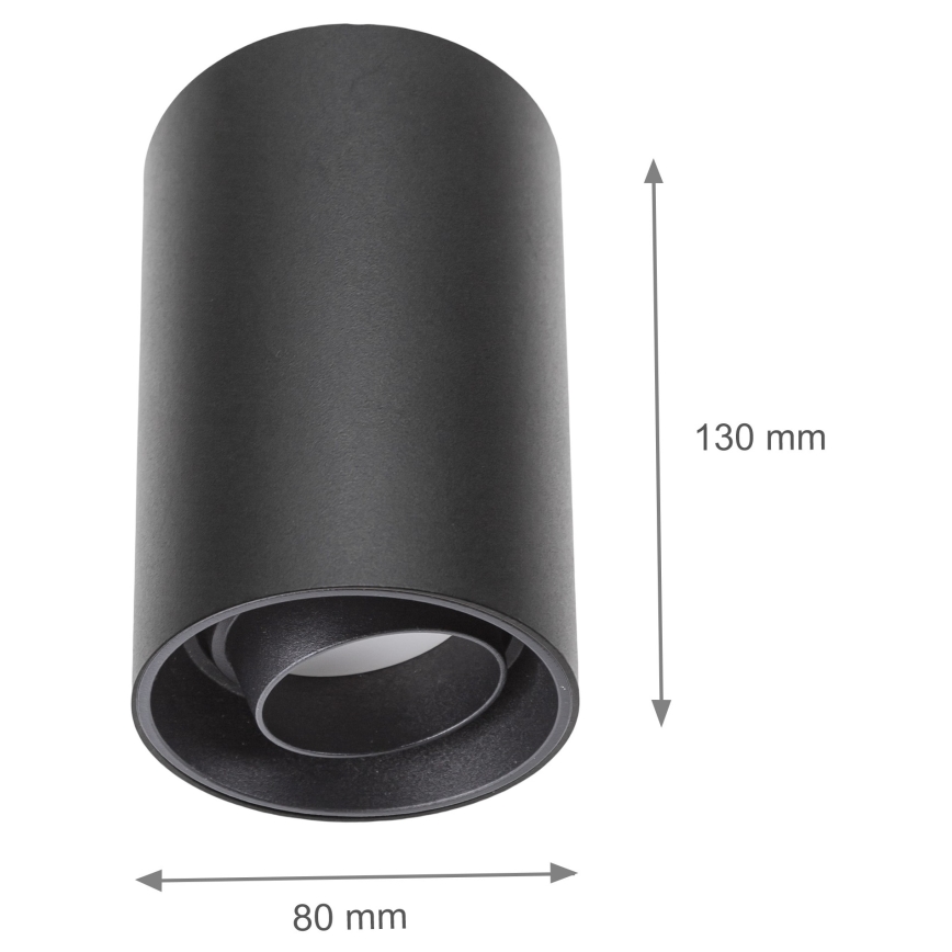 Спот CHLOE 1xGU10/50W/230V черен