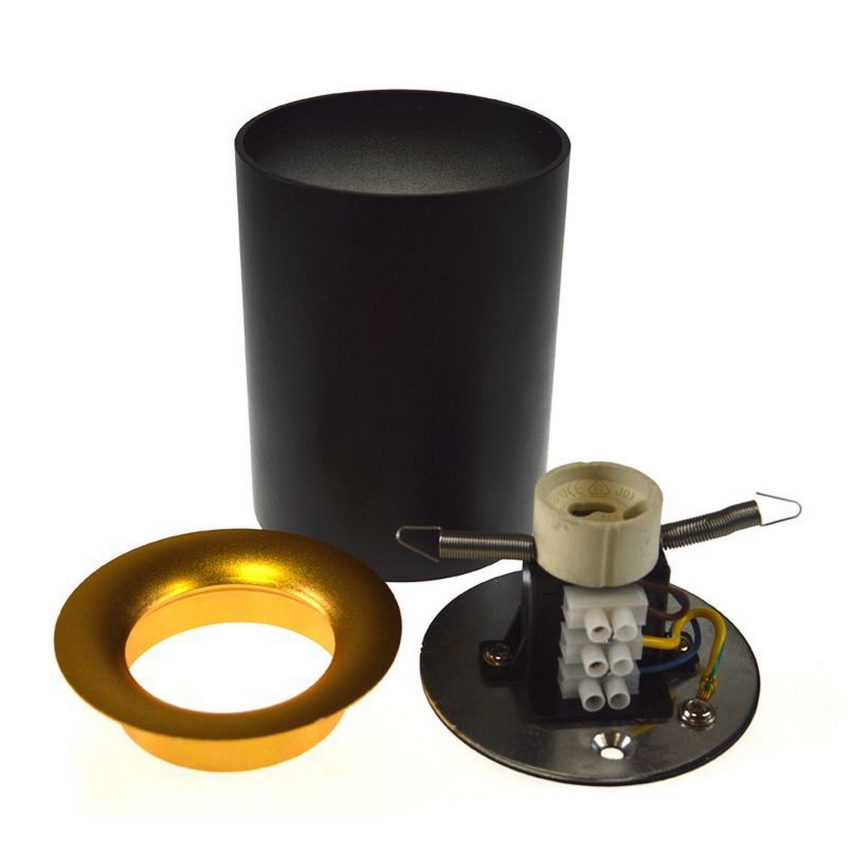 Спот CYRO 1xGU10/30W/230V черен/златист