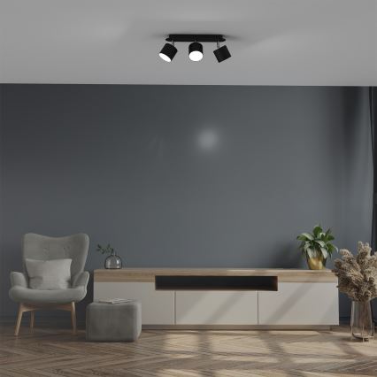 Спот DIXIE 3xGX53/11W/230V черен