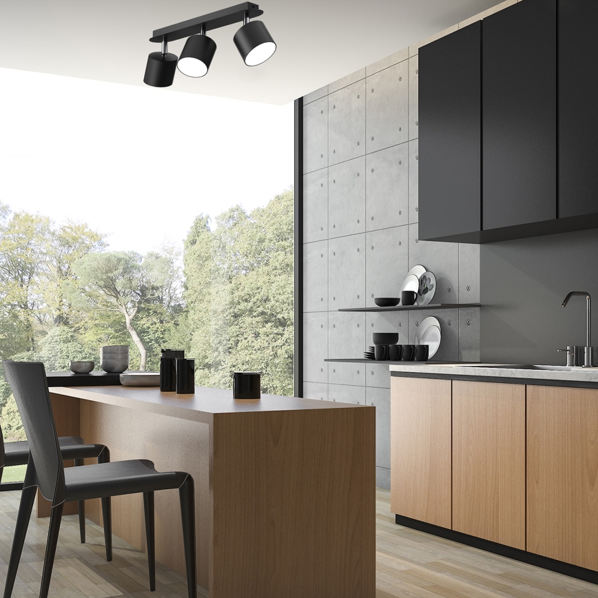 Спот DIXIE 3xGX53/11W/230V черен