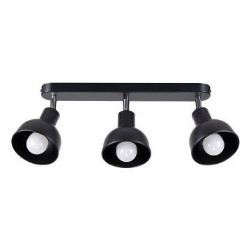 Спот ELBA 3xE27/15W/230V черен