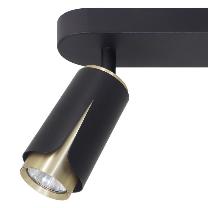 Спот FLOWER 3xGU10/8W/230V черен