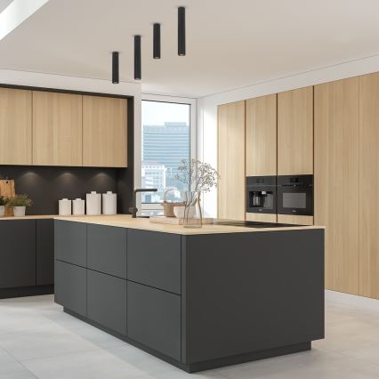 Спот GENESIS 1xGU10/8W/230V 40 см черен