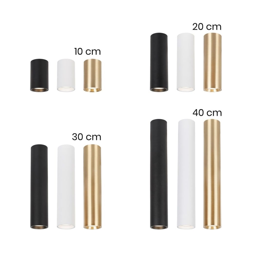 Спот GENESIS 1xGU10/8W/230V 40 см черен