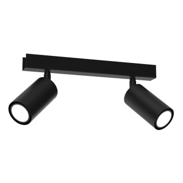 Спот HUDSON 2xGU10/8W/230V черен