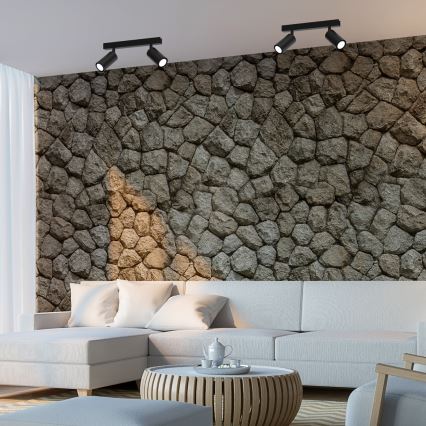 Спот HUDSON 2xGU10/8W/230V черен