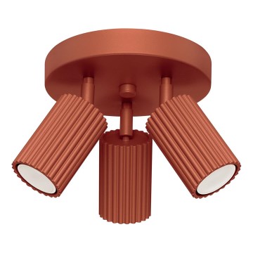 Спот KARBON 3xGU10/10W/230V червен