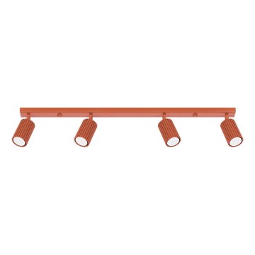 Спот KARBON 4xGU10/10W/230V червен