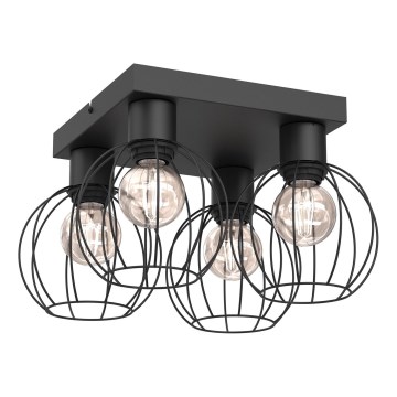 Спот LAPS 4xE27/15W/230W черен