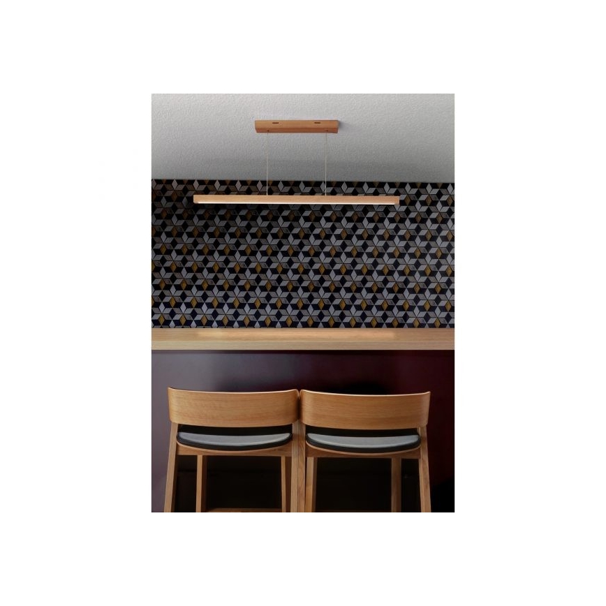 LED димируем полилей на кабел SMAL LED/18W/230V дъб