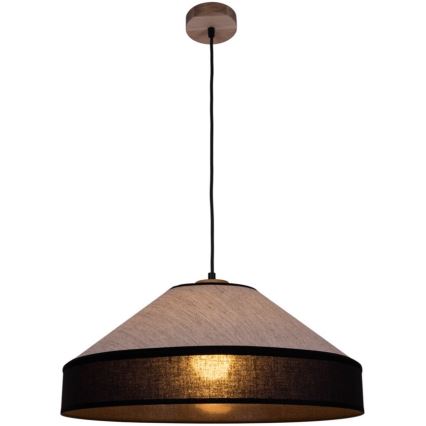 Пендант на кабел AMIGO 1xE27/60W/230V дъб