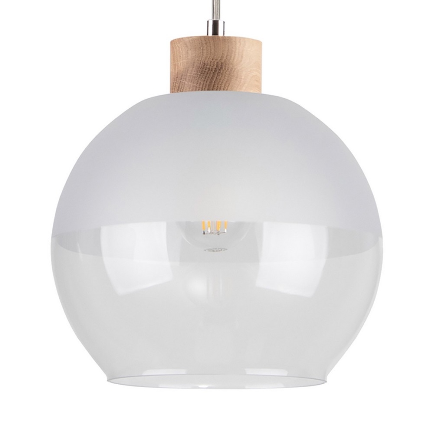 Пендел ALESSANDRO 1xE27/60W/230V дъб - FSC сертифициран