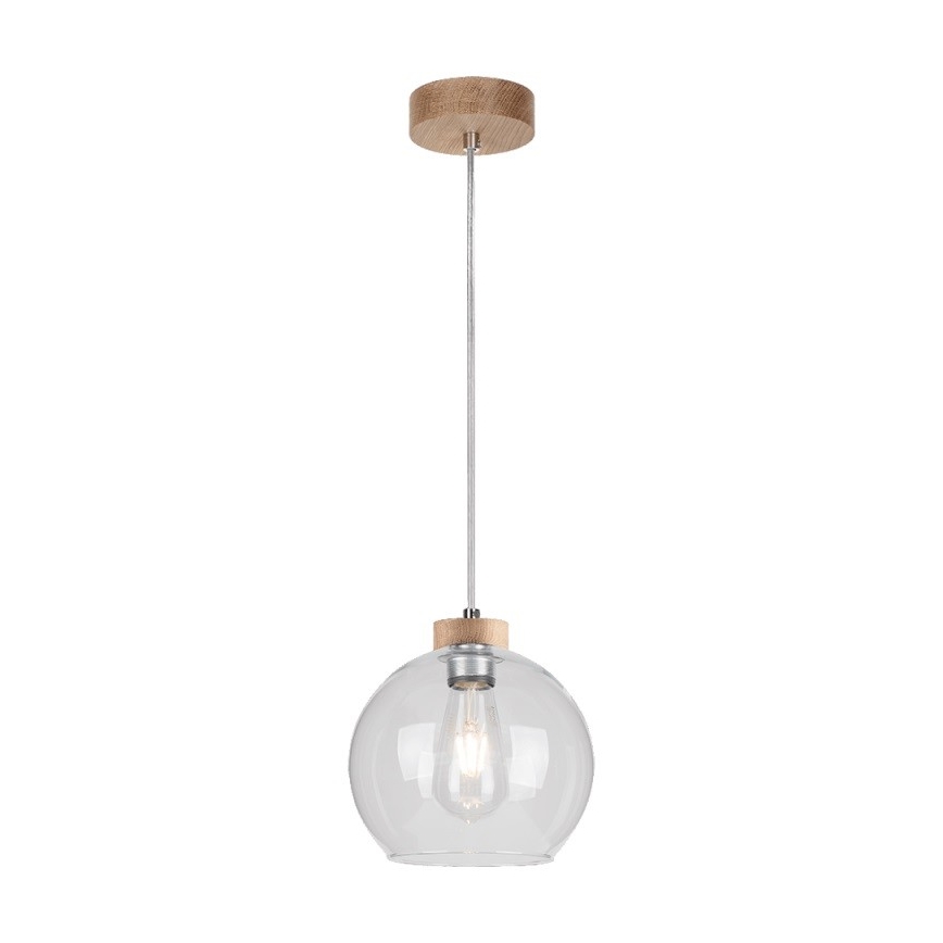 Пендел LAGUNA 1xE27/60W/230V дъб - FSC сертифициран