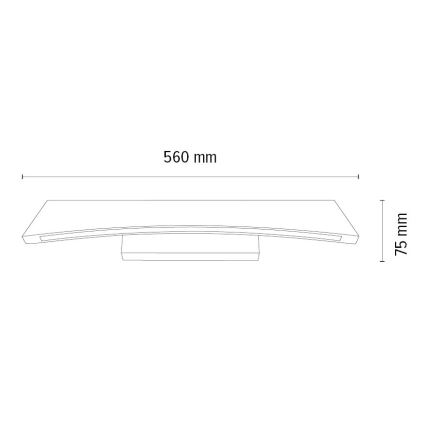 LED Димируем аплик ZIAD LED/6,5W/230V дъб – FSC сертифицирано