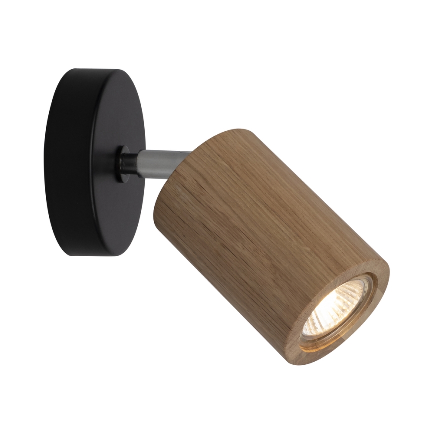 LED Стенен спот MATTI 1xGU10/5W/230V дъб - FSC сертифициран
