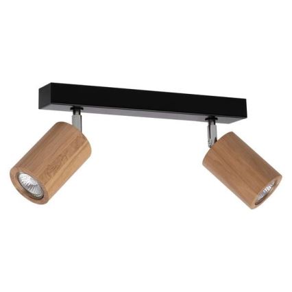 LED Таванен спот MATTI 2xGU10/5W/230V дъб - FSC сертифициран