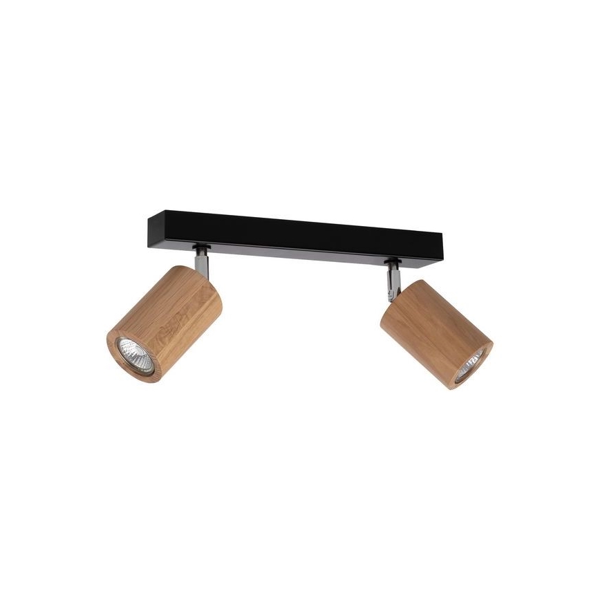 LED Таванен спот MATTI 2xGU10/5W/230V дъб - FSC сертифициран