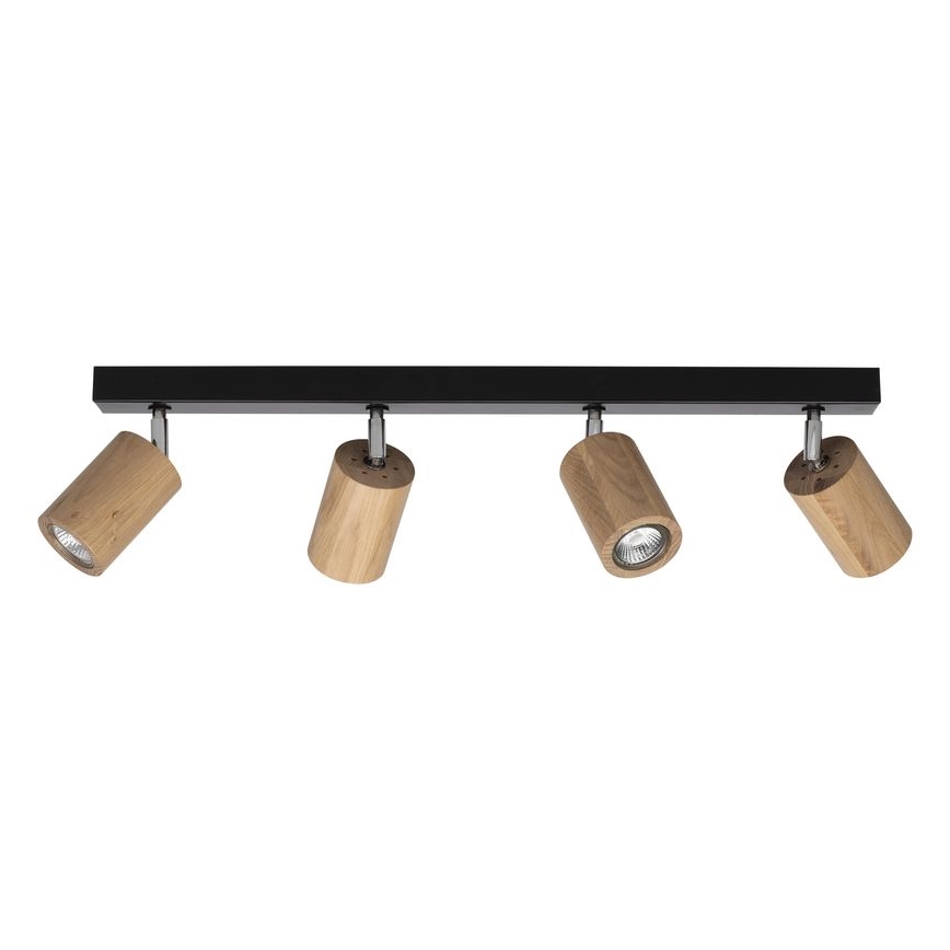 LED Таванен спот MATTI 4xGU10/5W/230V дъб - FSC сертифициран