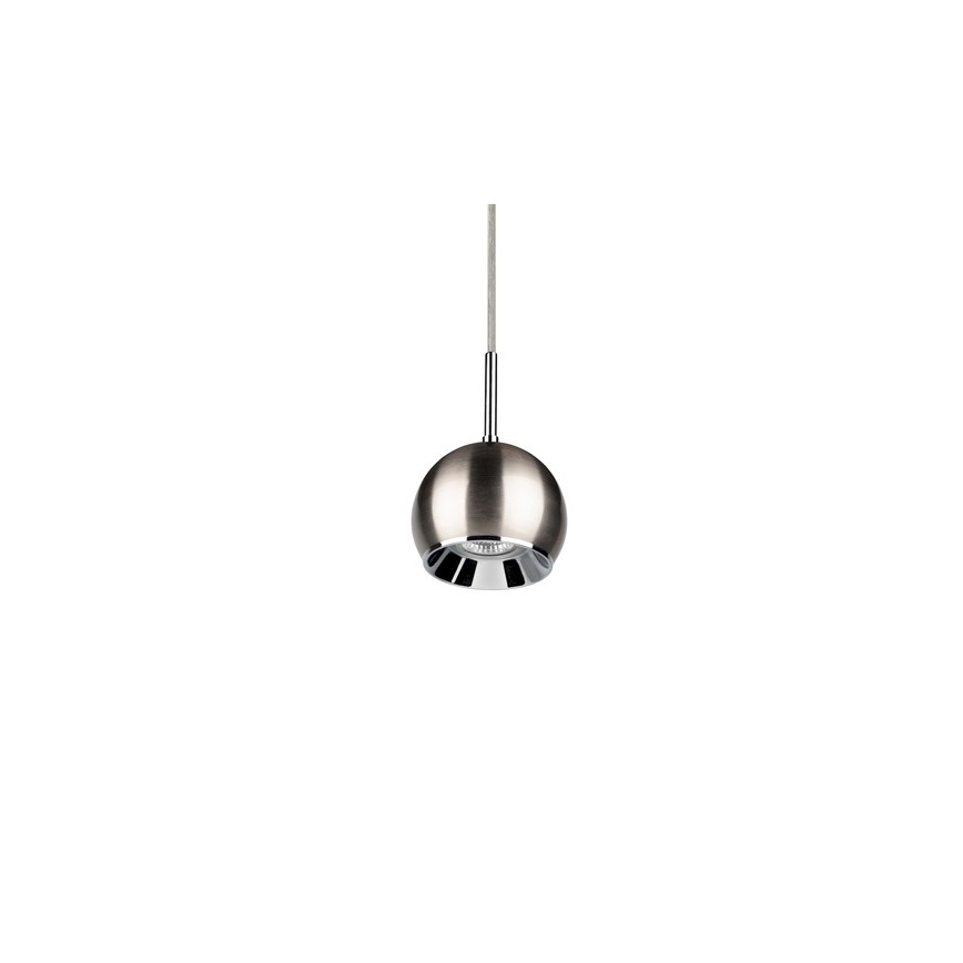 LED Пендел BALL WOOD 1xGU10/5W/230V матов дъб - FSC сертифициран