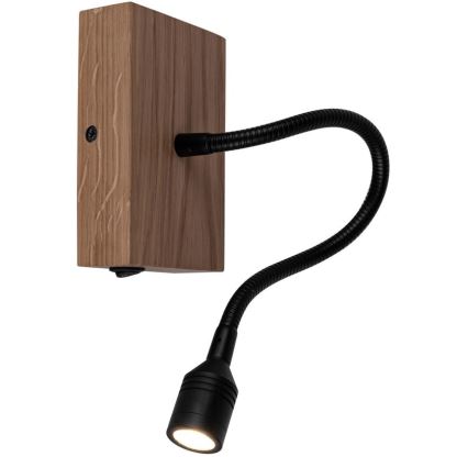 LED стенна лампа LECTOR LED/2,5W/230V дъб