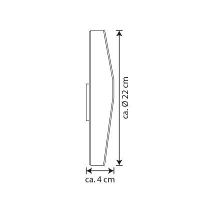 LED Соларен номер за къща LED/3x0,1W/2,4V 1200 mAh IP44