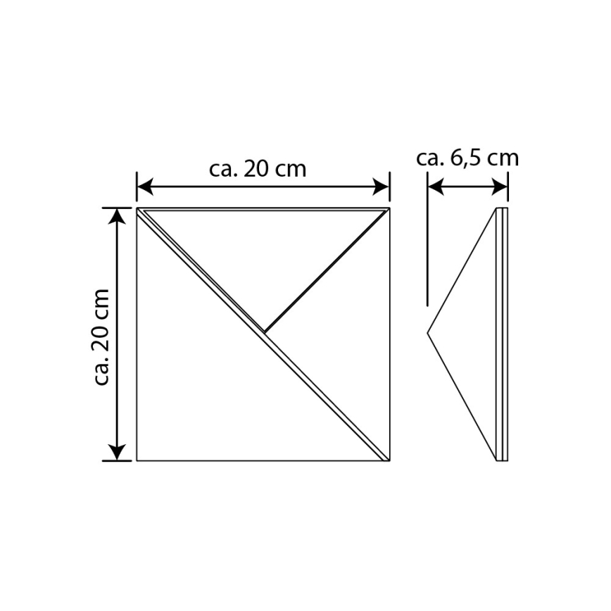 LED Соларен номер на къща LED/3x0,1W/2,4V 1200 mAh IP44