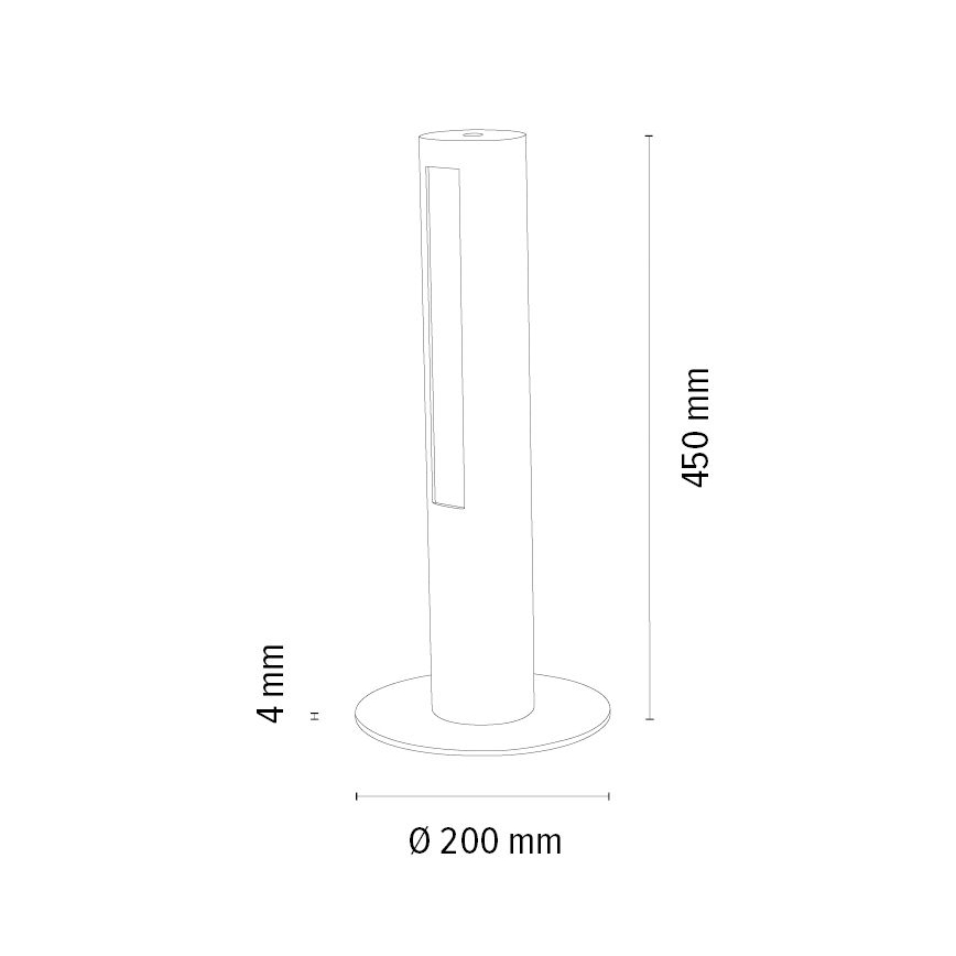 LED Димируема настолна лампа CONOR LED/9W/230V дъб – FSC сертифицирано
