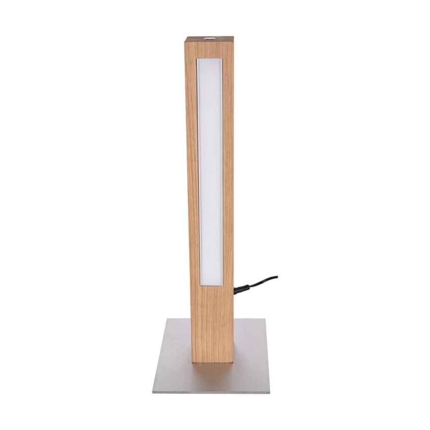 LED Димируема настолна лампа LEON LED/9W/230V дъб – FSC сертифицирано