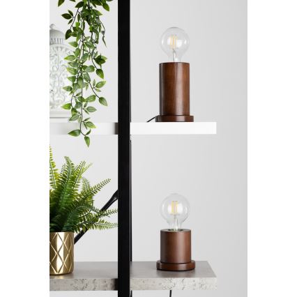 Настолна лампа TASSE 1xE27/25W/230V бук - FSC сертифицирана
