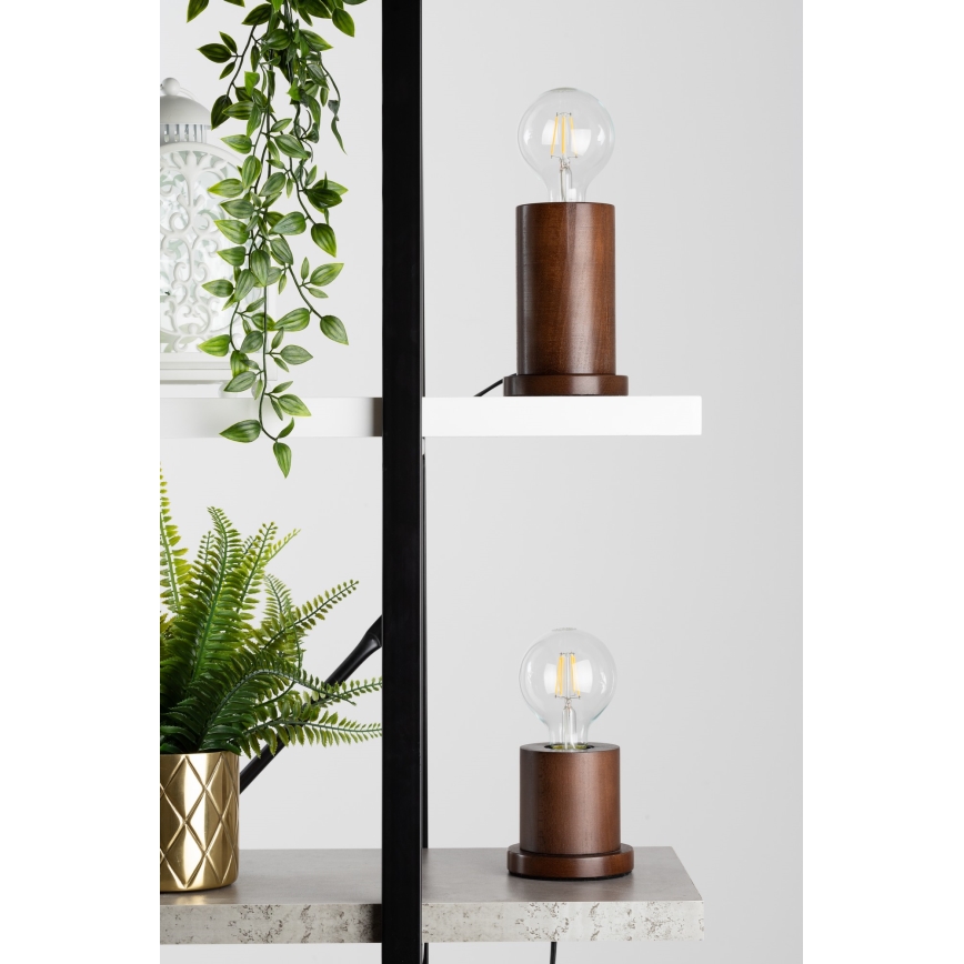 Настолна лампа TASSE 1xE27/25W/230V бук - FSC сертифицирана