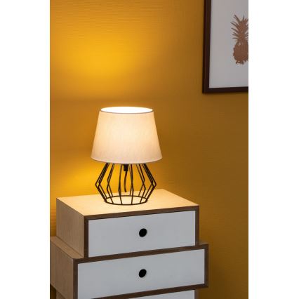 Spot-Light - Настолна лампа MANGOO 1xE27/40W/230V сива/черна