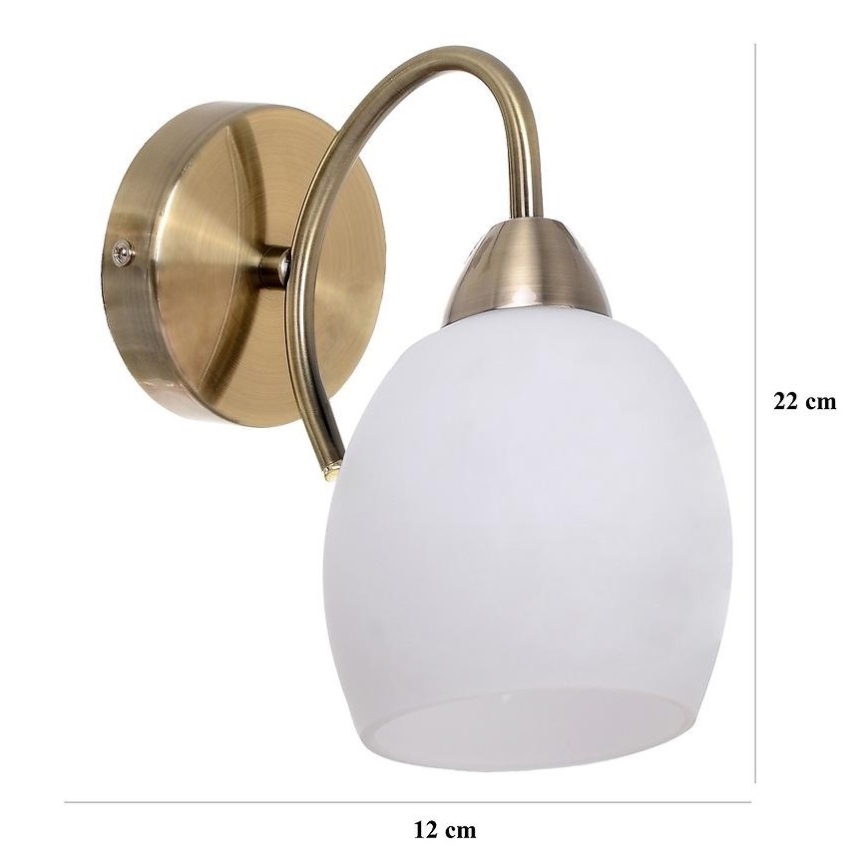 Стенно осветително тяло PISA 1xE27/60W/230V