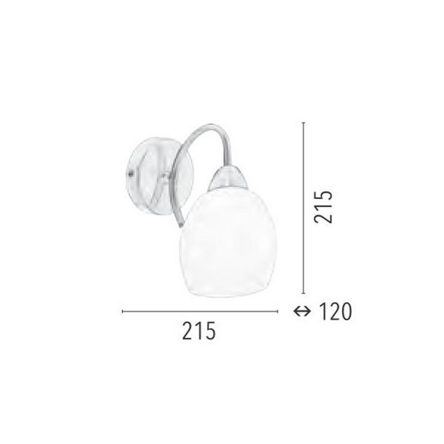 Аплик PISA 1xE27/60W/230V - FSC сертифициран