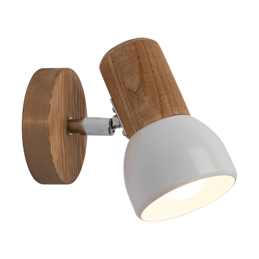 Стенен спот NEL 1xE27/15W/230V бор - FSC сертифициран