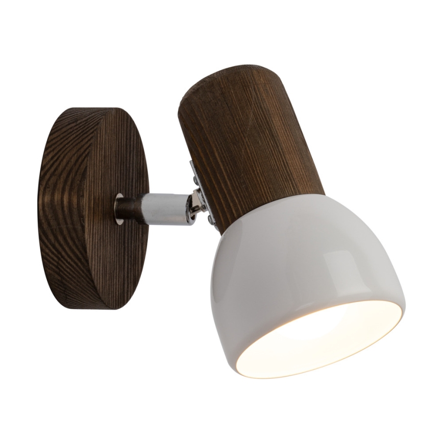 Стенен спот NEL 1xE27/15W/230V бор - FSC сертифициран