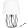 Spot-Light - Настолна лампа MANGOO 1xE27/40W/230V бяла/черна - FSC сертифицирана