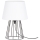 Spot-Light - Настолна лампа MANGOO 1xE27/40W/230V бяла/черна - FSC сертифицирана