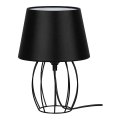 Spot-Light - Настолна лампа MANGOO 1xE27/40W/230V черна - FSC сертифицирана