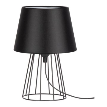 Spot-Light - Настолна лампа MANGOO 1xE27/40W/230V черна - FSC сертифицирана