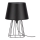 Spot-Light - Настолна лампа MANGOO 1xE27/40W/230V черна - FSC сертифицирана