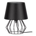 Spot-Light - Настолна лампа MANGOO 1xE27/40W/230V черна - FSC сертифицирана