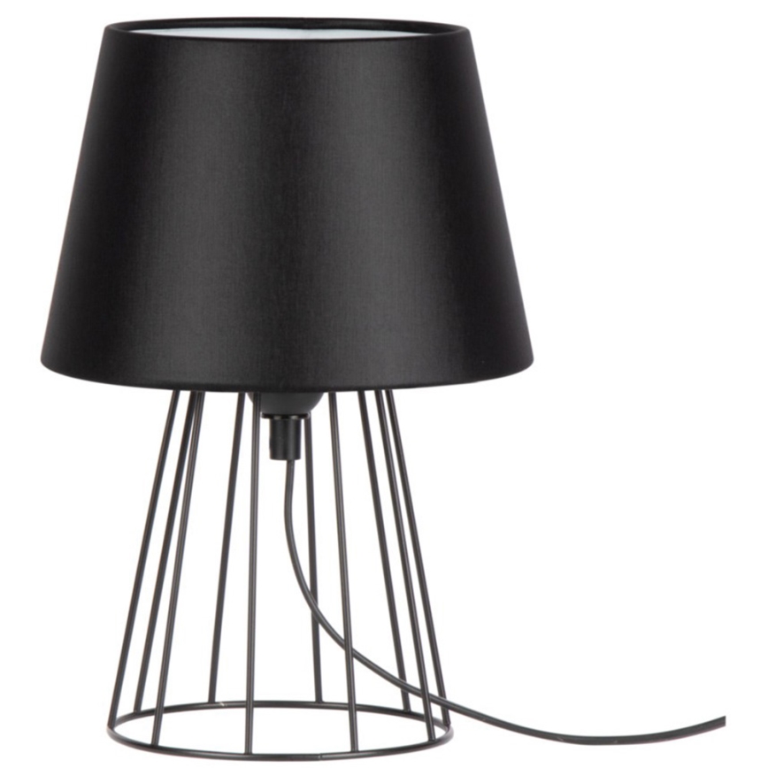 Spot-Light - Настолна лампа MANGOO 1xE27/40W/230V черна