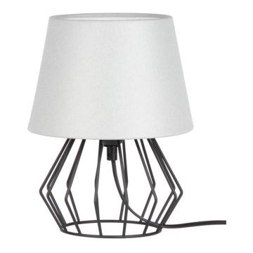 Spot-Light - Настолна лампа MANGOO 1xE27/40W/230V сива/черна - FSC сертифицирана