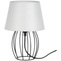 Spot-Light - Настолна лампа MANGOO 1xE27/40W/230V сива/черна