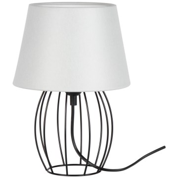 Spot-Light - Настолна лампа MANGOO 1xE27/40W/230V сива/черна