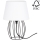 Spot-Light - Настолна лампа MANGOO 1xE27/40W/230V бяла/черна - FSC сертифицирана