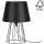 Spot-Light - Настолна лампа MANGOO 1xE27/40W/230V черна - FSC сертифицирана