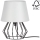 Spot-Light - Настолна лампа MANGOO 1xE27/40W/230V сива/черна - FSC сертифицирана