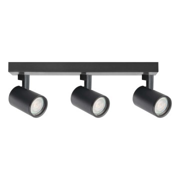 Спот LYNX 3xGU10/10W/230V черен