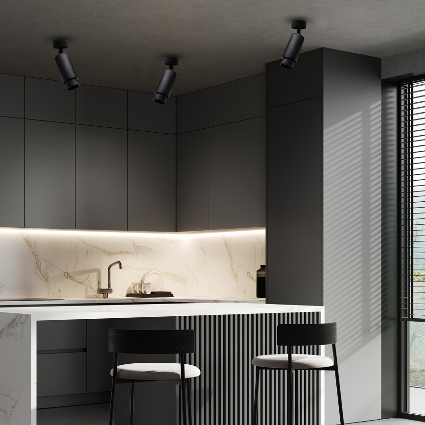 Спот MICA 1xGU10/25W/230V черен